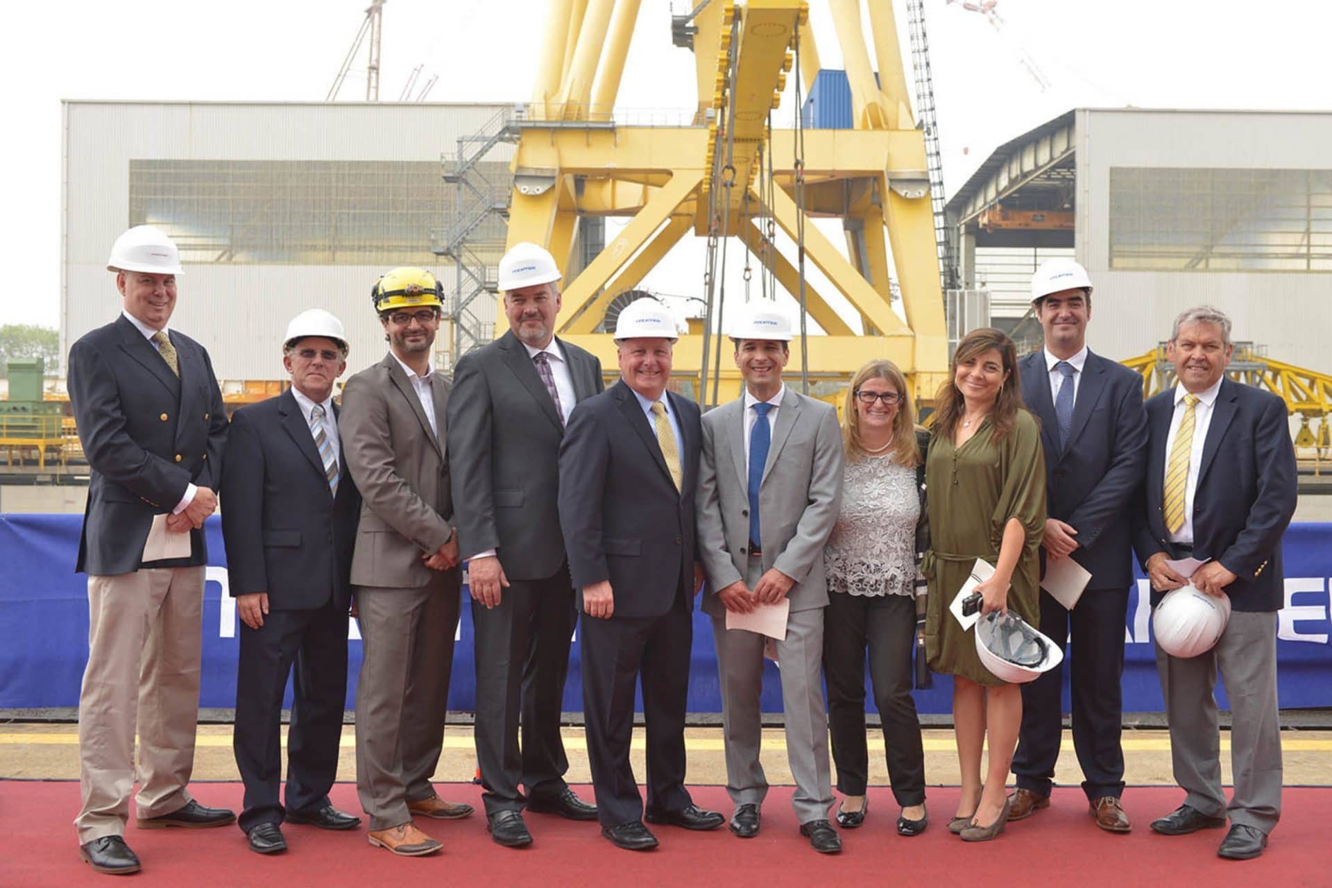 Seabourn – keel laying ceremony Seabourn Keel Laying Ceremony