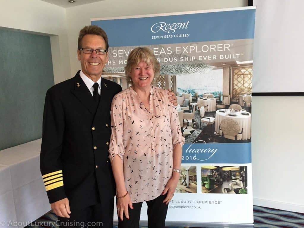 Captain John McNeil with Anita King at the Exclusive Regent Event Captain John McNeil with Anita King at the Exclusive Regent Event